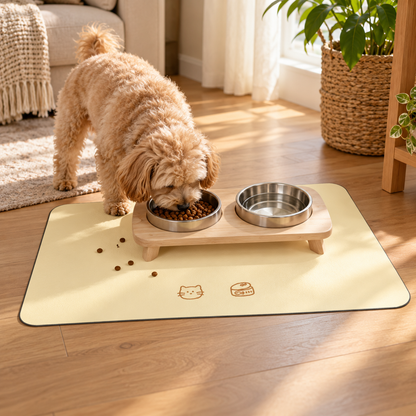 🐾 Pet Feeding Mat | Clean & Cozy Mealtimes