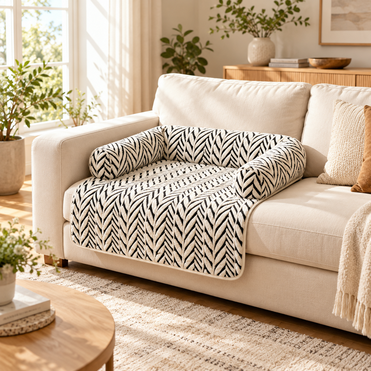 🐾 Cozy Pet Sofa Bed | Soft & Stylish