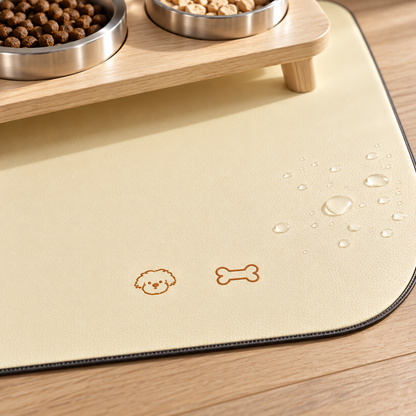🐾 Pet Feeding Mat | Clean & Cozy Mealtimes