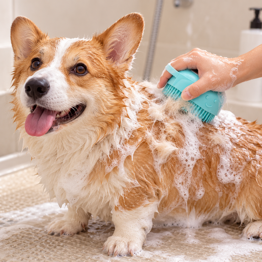 🐾 Pet Bath Brush | 2-in-1 Shampoo & Massage
