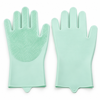🐾 Silicone Pet Bathing Gloves | Soft Grooming Brush Gloves | Gentle Pet Cleaning &amp; Massage