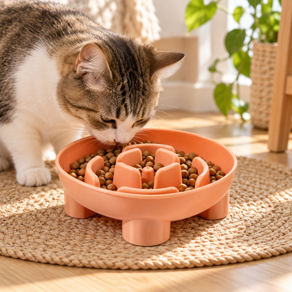 🐶 Slow Feeder Dog Bowl | Maze Design | Interactive Pet Feeding Bowl