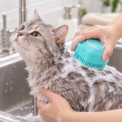 🐾 Pet Bath Brush | 2-in-1 Shampoo & Massage