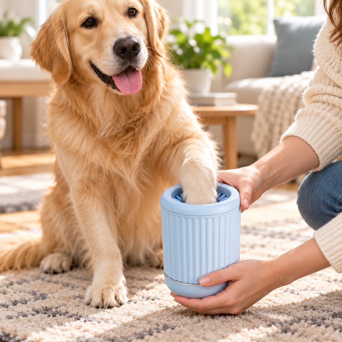 🐾 Pet Paw Cleaner Cup | Portable Dog Paw Washer | Gentle &amp; Convenient Paw Cleaning Tool