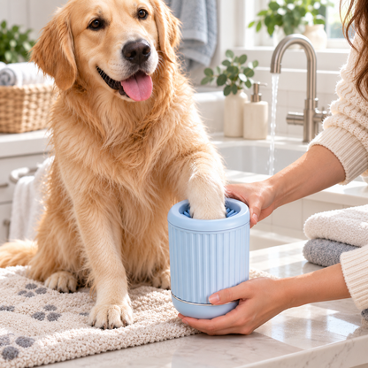 🐾 Pet Paw Cleaner Cup | Portable Dog Paw Washer | Gentle &amp; Convenient Paw Cleaning Tool