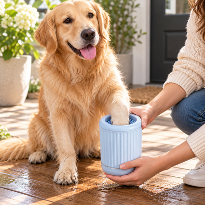 🐾 Pet Paw Cleaner Cup | Portable Dog Paw Washer | Gentle &amp; Convenient Paw Cleaning Tool