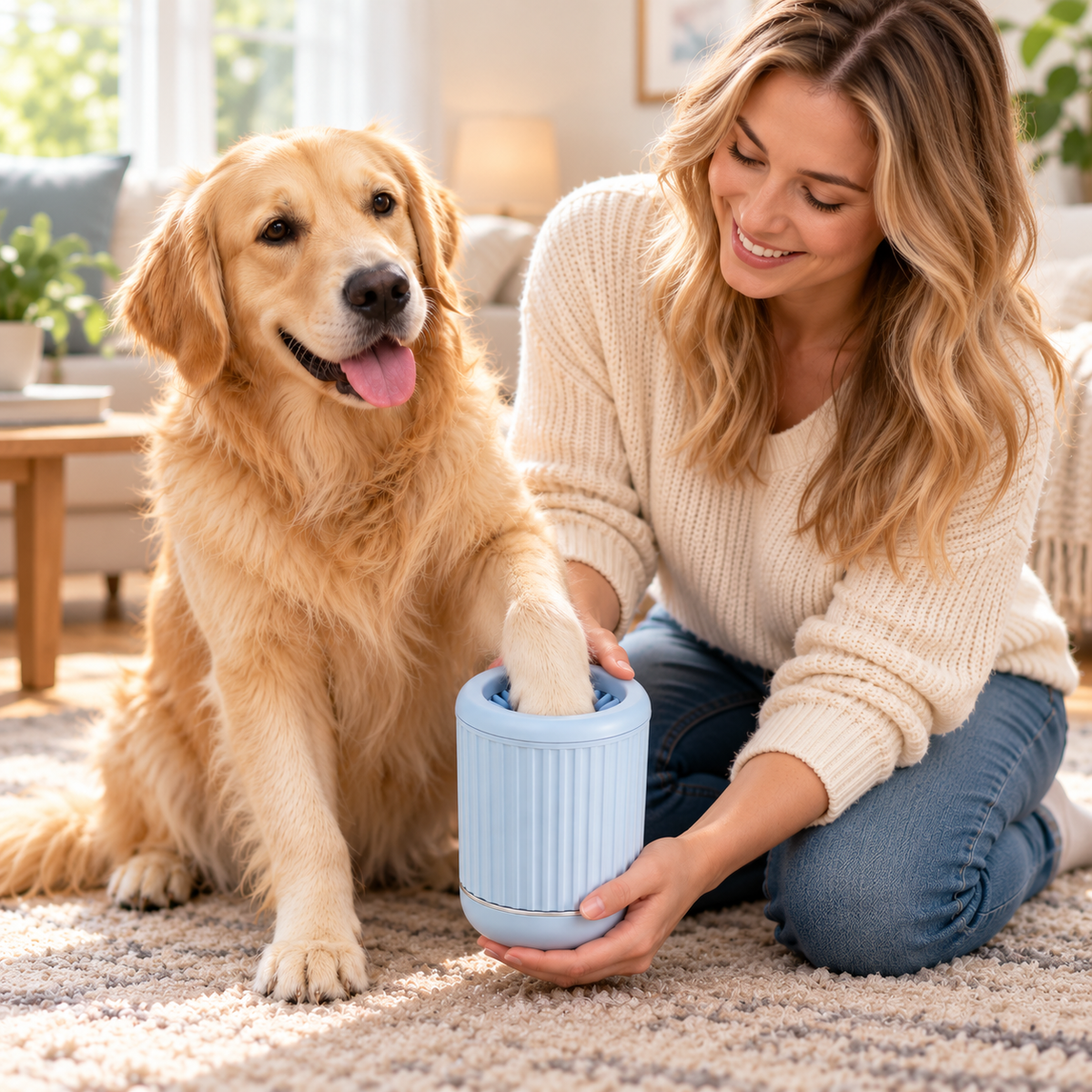🐾 Pet Paw Cleaner Cup | Portable Dog Paw Washer | Gentle &amp; Convenient Paw Cleaning Tool