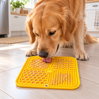 🐾 Silicone Pet Lick Mat | 4-in-1 Textured Feeding Mat | Fun &amp; Interactive Pet Treat Pad