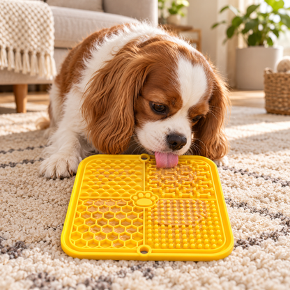 🐾 Silicone Pet Lick Mat | 4-in-1 Textured Feeding Mat | Fun &amp; Interactive Pet Treat Pad
