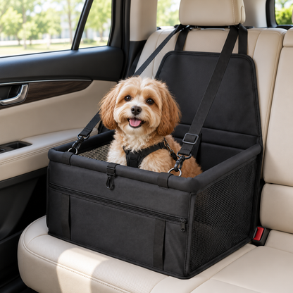 🖤Pet Travel Carrier Bag | Portable Dog &amp; Cat Car Seat | Comfortable &amp; Convenient Pet Travel Essential