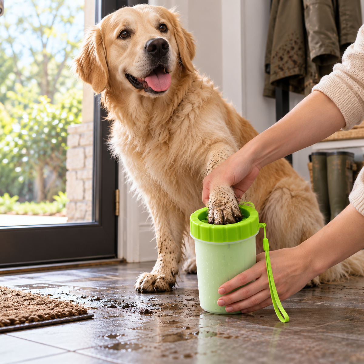💚Pet Paw Cleaner Cup | Mud-Free Paws