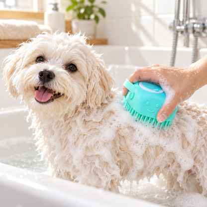 🐾 Pet Bath Brush | 2-in-1 Shampoo & Massage