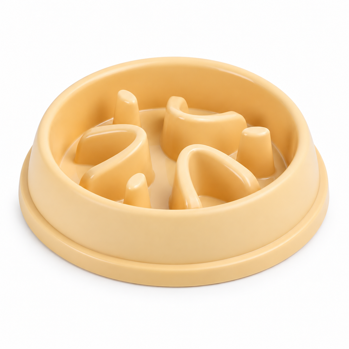 💛 Slow Feeder Dog Bowl | Interactive Puzzle Feeding Bowl | Healthy &amp; Fun Mealtime