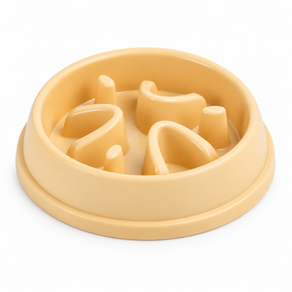 💛 Slow Feeder Dog Bowl | Interactive Puzzle Feeding Bowl | Healthy &amp; Fun Mealtime