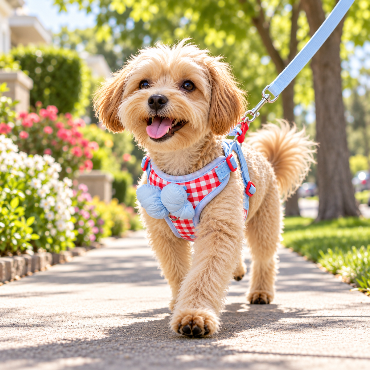 💖 Cute Dog Harness & Leash Set