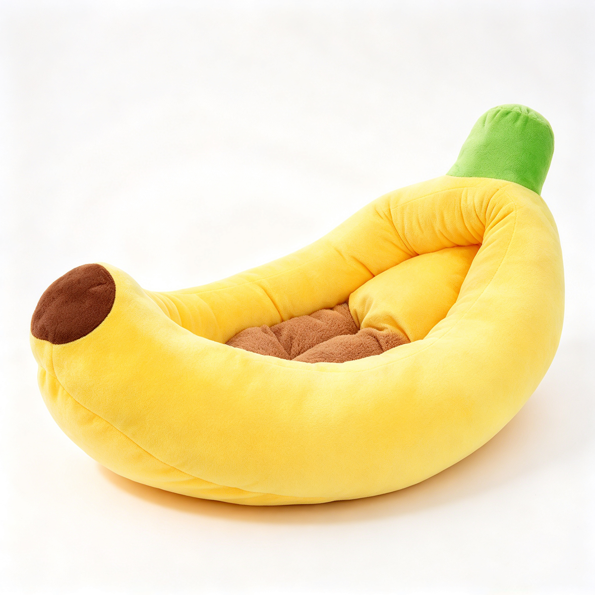 🍌 Banana Pet Bed | Cute Plush Banana-Shaped Cat &amp; Dog Bed | Cozy Fruit-Inspired Pet Sofa